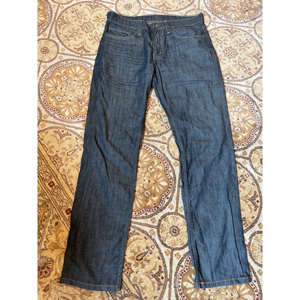 Levi's Dark Blue 511 Slim Fit Denim Stretch Lightweight Jeans Men's  31Wx30L